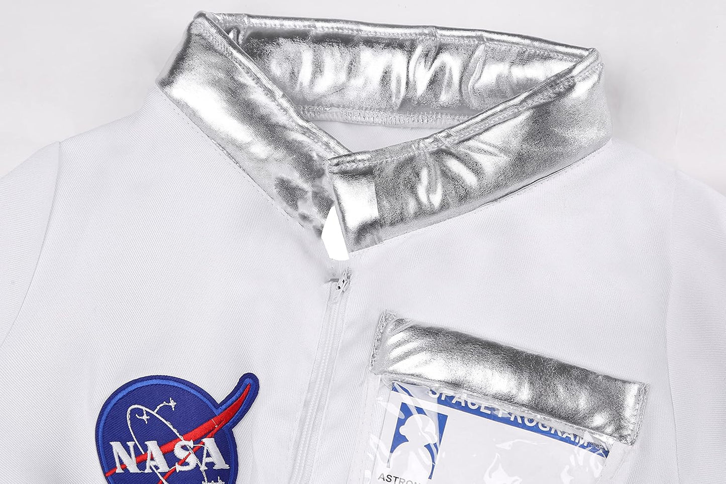 Kids NASA Astronaut Costumes America Spacesuit for Boys Girls Space Jumpsuit Halloween Dress Up