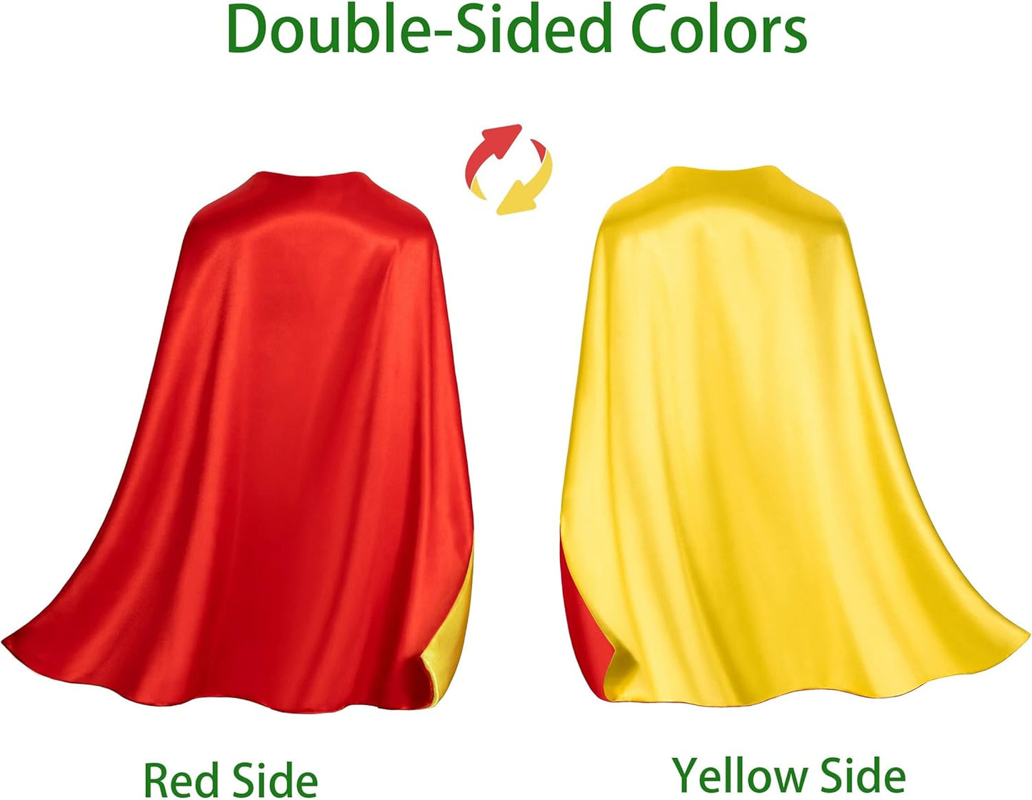 Kids Superhero Capes and Mask -Super Hero Cape for Boys Girls Boys Girls Christmas,Halloween, Parties
