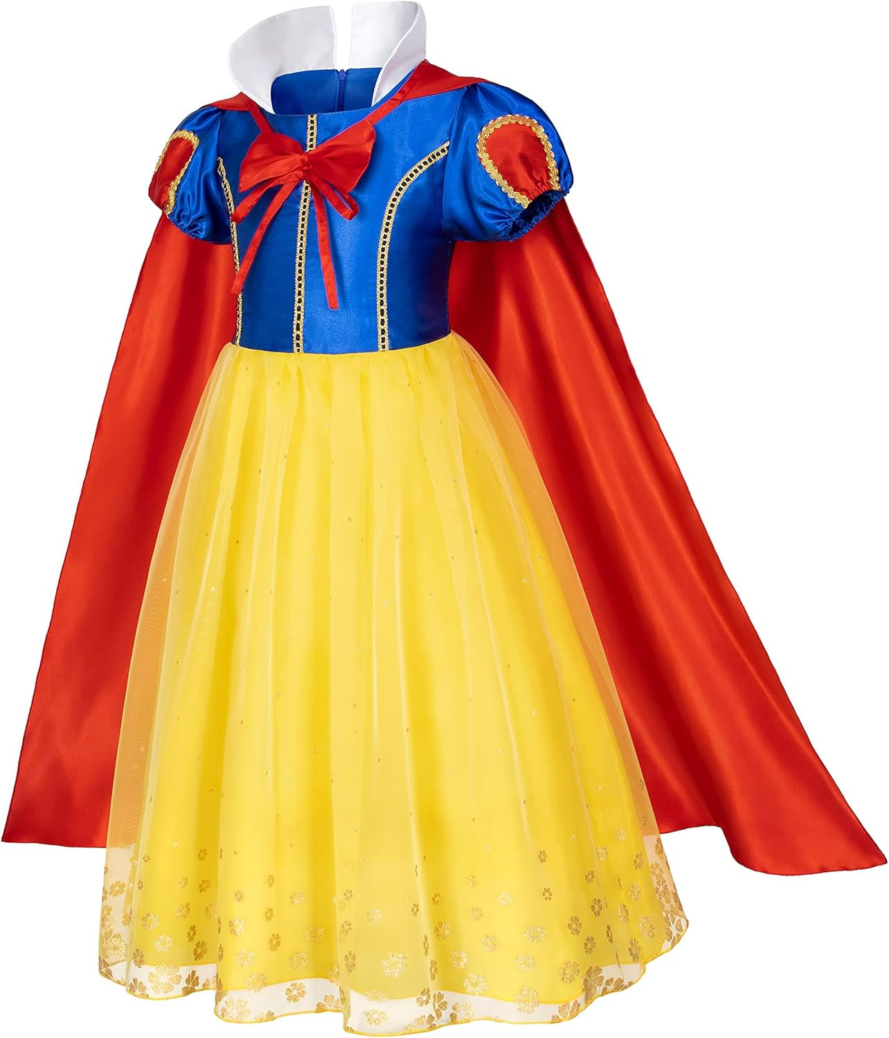 Princess Snow White Dress Costume for Toddler Girls Birthday Halloween Cosplay Party with Accessories 2-11 Years