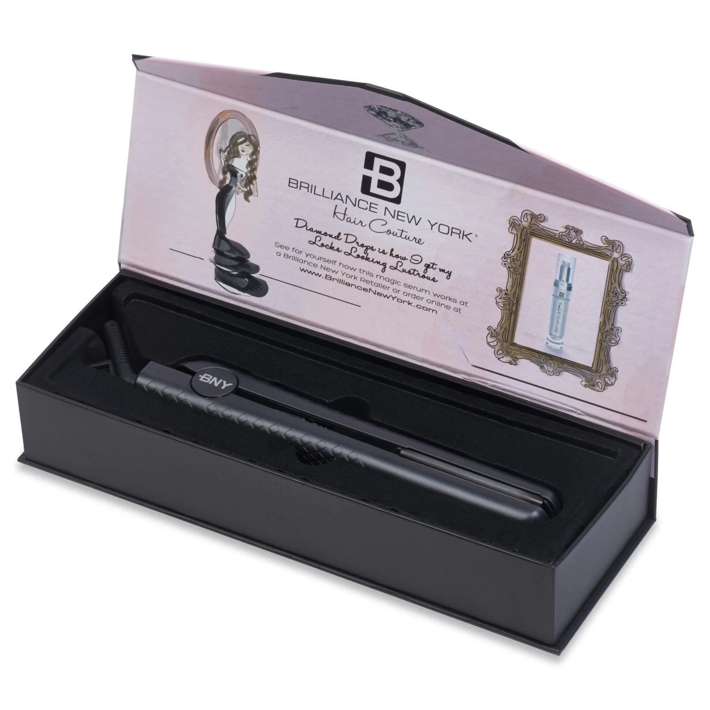 Original Ceramic Iron|Hair Straightener Curler 2 in 1|450° 1.25 Inch