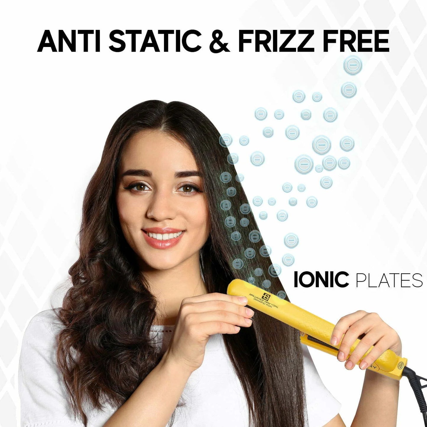 Original Ceramic Iron|Hair Straightener Curler 2 in 1|450° 1.25 Inch