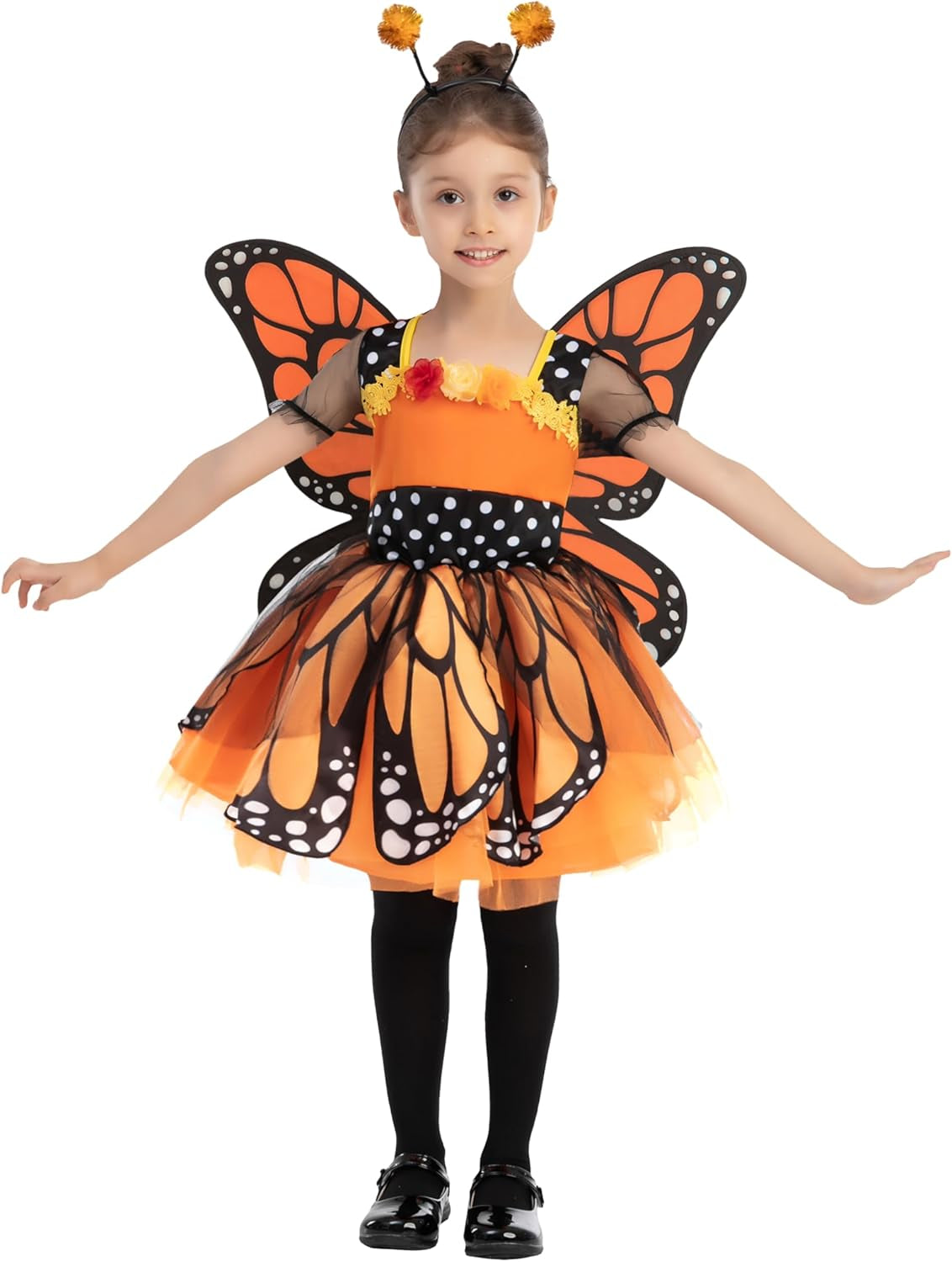 Unique Fantasy Monarch Butterfly Costume for Kids Halloween
