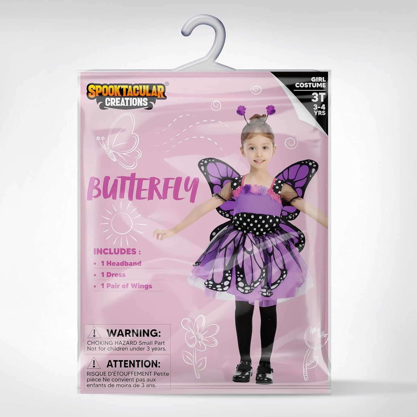 Unique Fantasy Monarch Butterfly Costume for Kids Halloween
