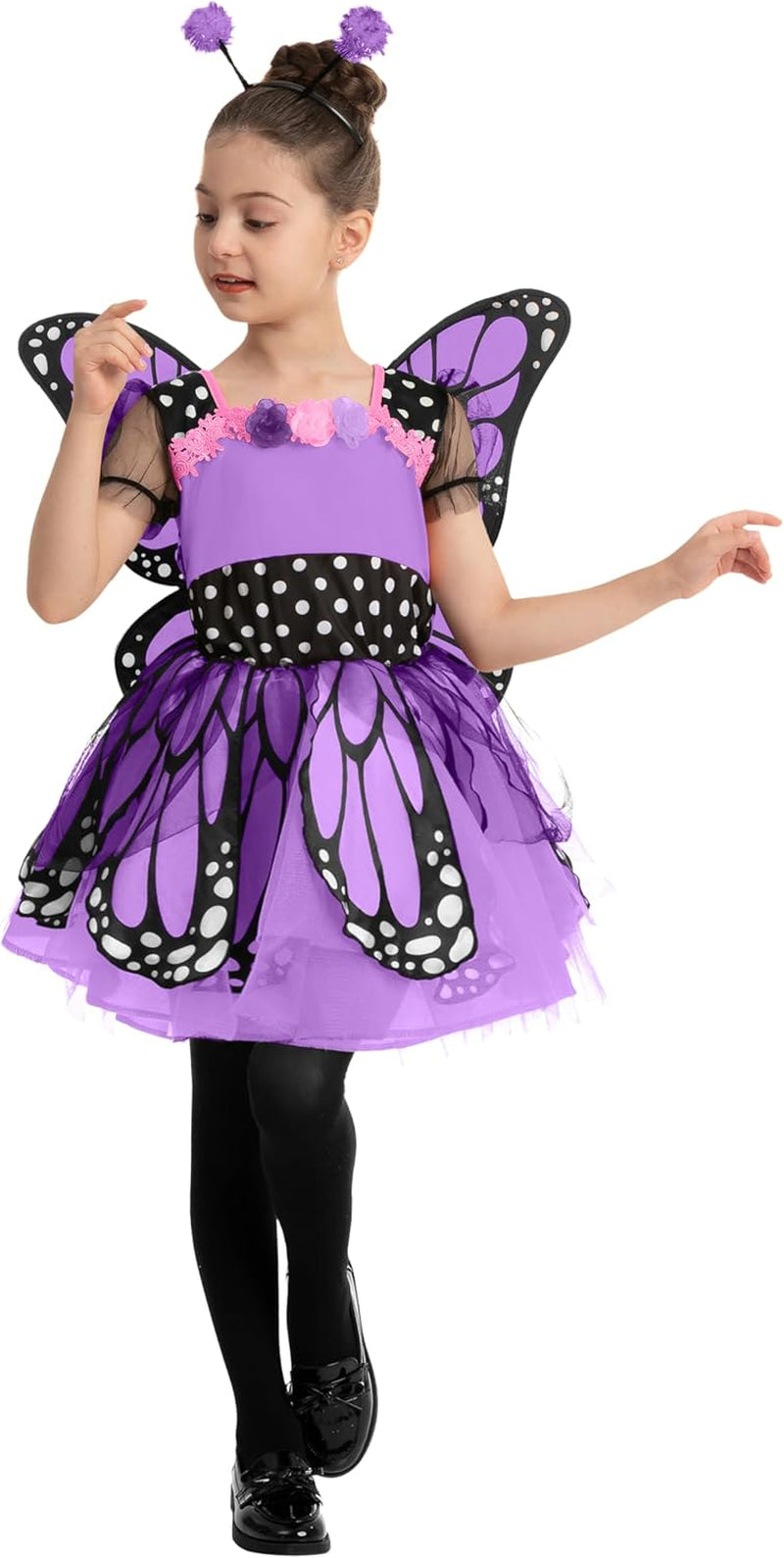 Unique Fantasy Monarch Butterfly Costume for Kids Halloween