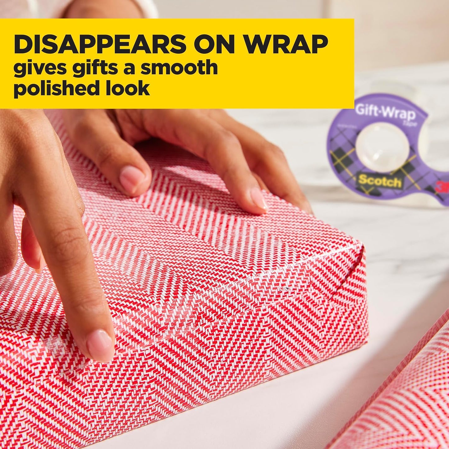 Tape Gift Wrap Tape, 19Mm Wide X 10.1M, 3 Rolls in Dispensers