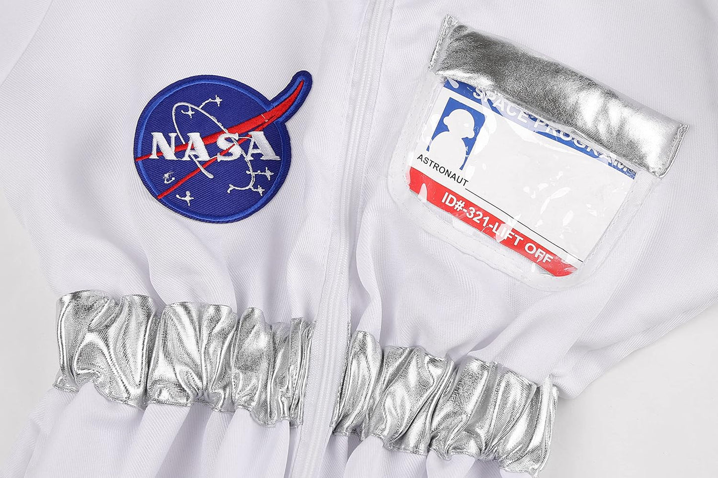 Kids NASA Astronaut Costumes America Spacesuit for Boys Girls Space Jumpsuit Halloween Dress Up