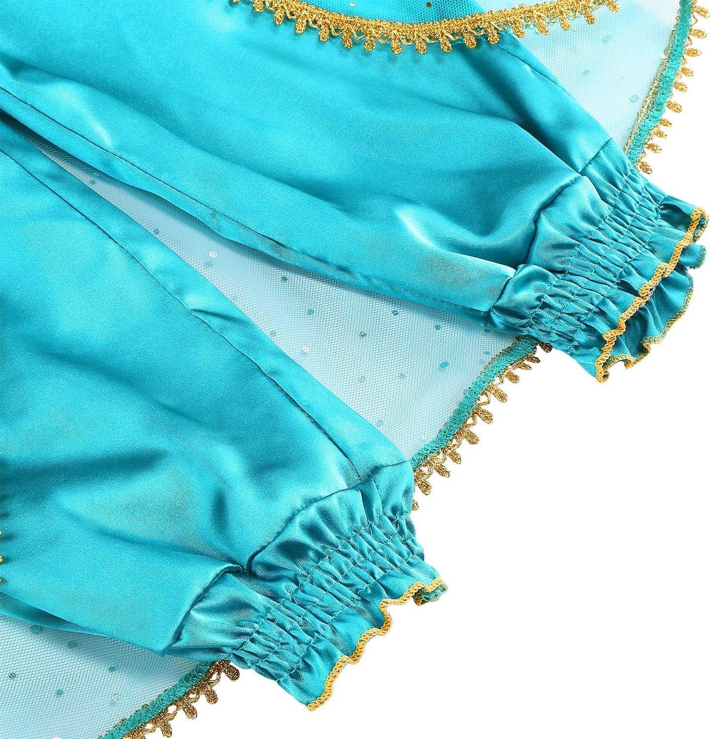 Princess Costume for Girls Kids Arabian Princess Fancy Dress up for Halloween Birthday Cosplay Party Carnival