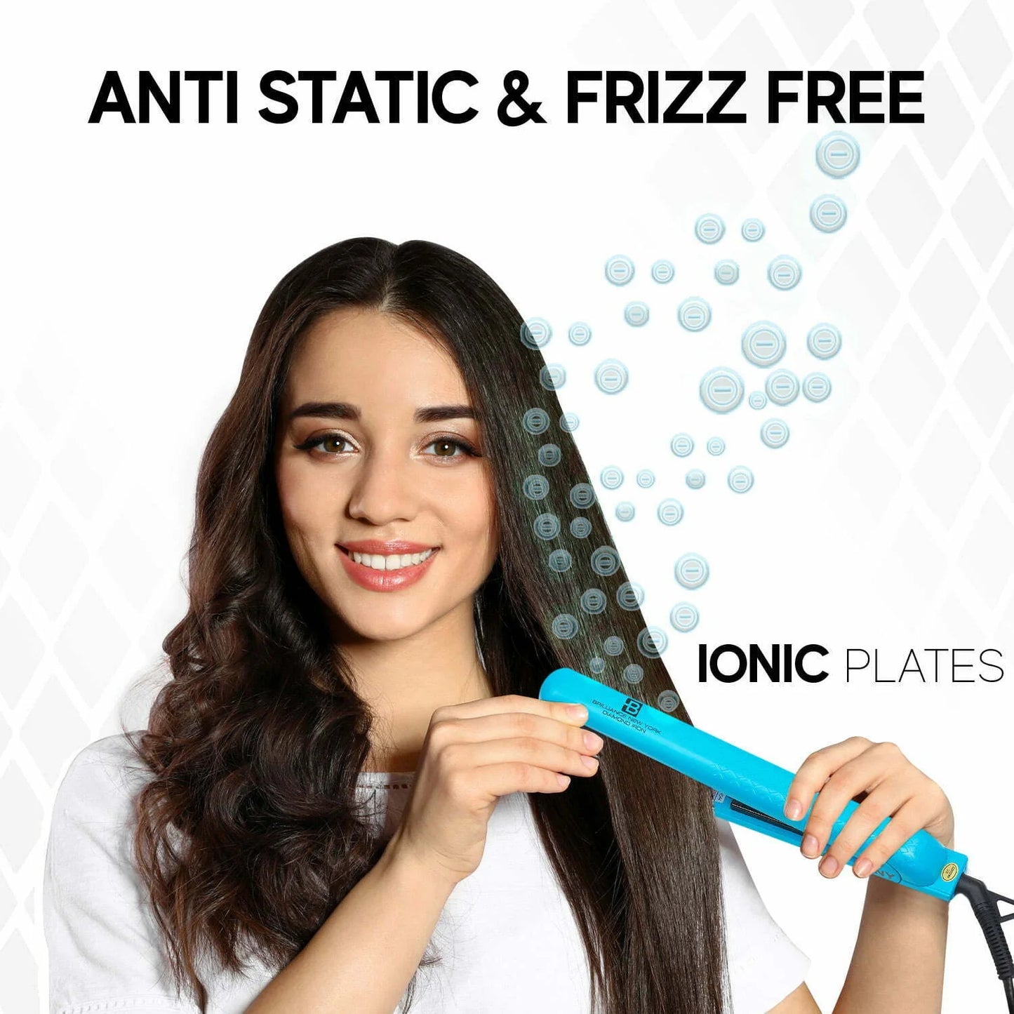 Original Ceramic Iron|Hair Straightener Curler 2 in 1|450° 1.25 Inch