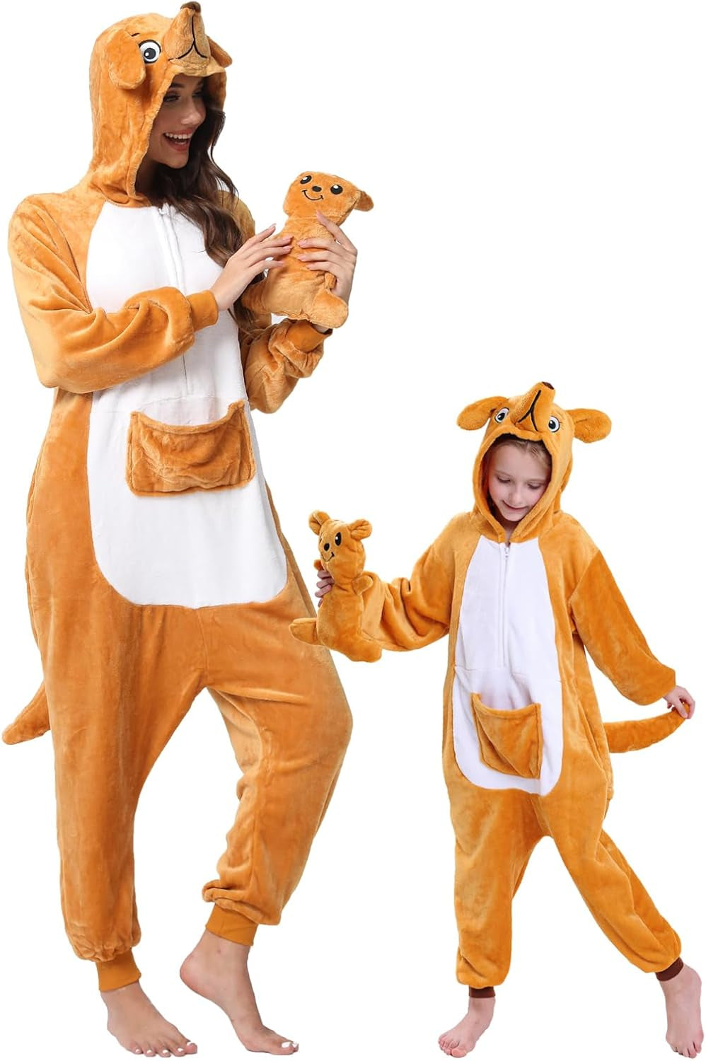 Kids Onesie Pajamas Animal One Piece Costume Halloween Cosplay for Boys Girls Family