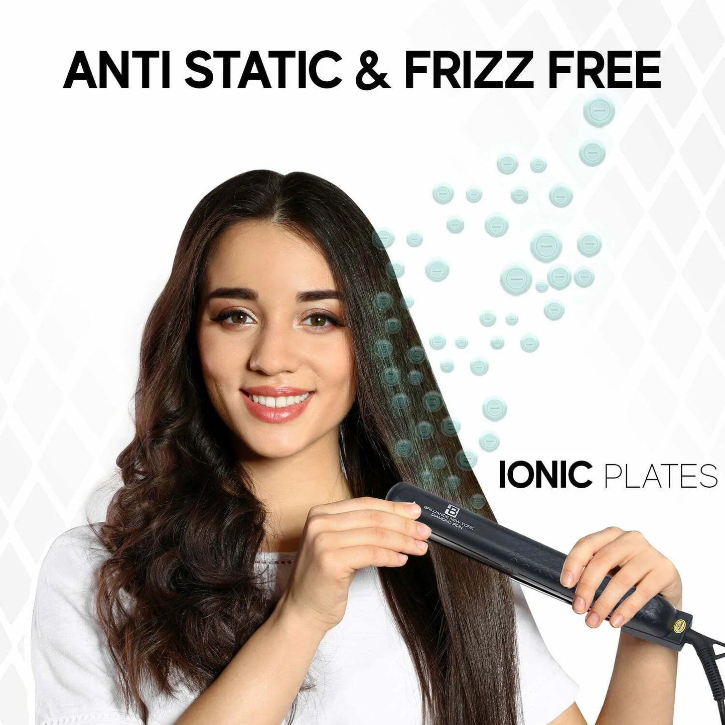 Original Ceramic Iron|Hair Straightener Curler 2 in 1|450° 1.25 Inch
