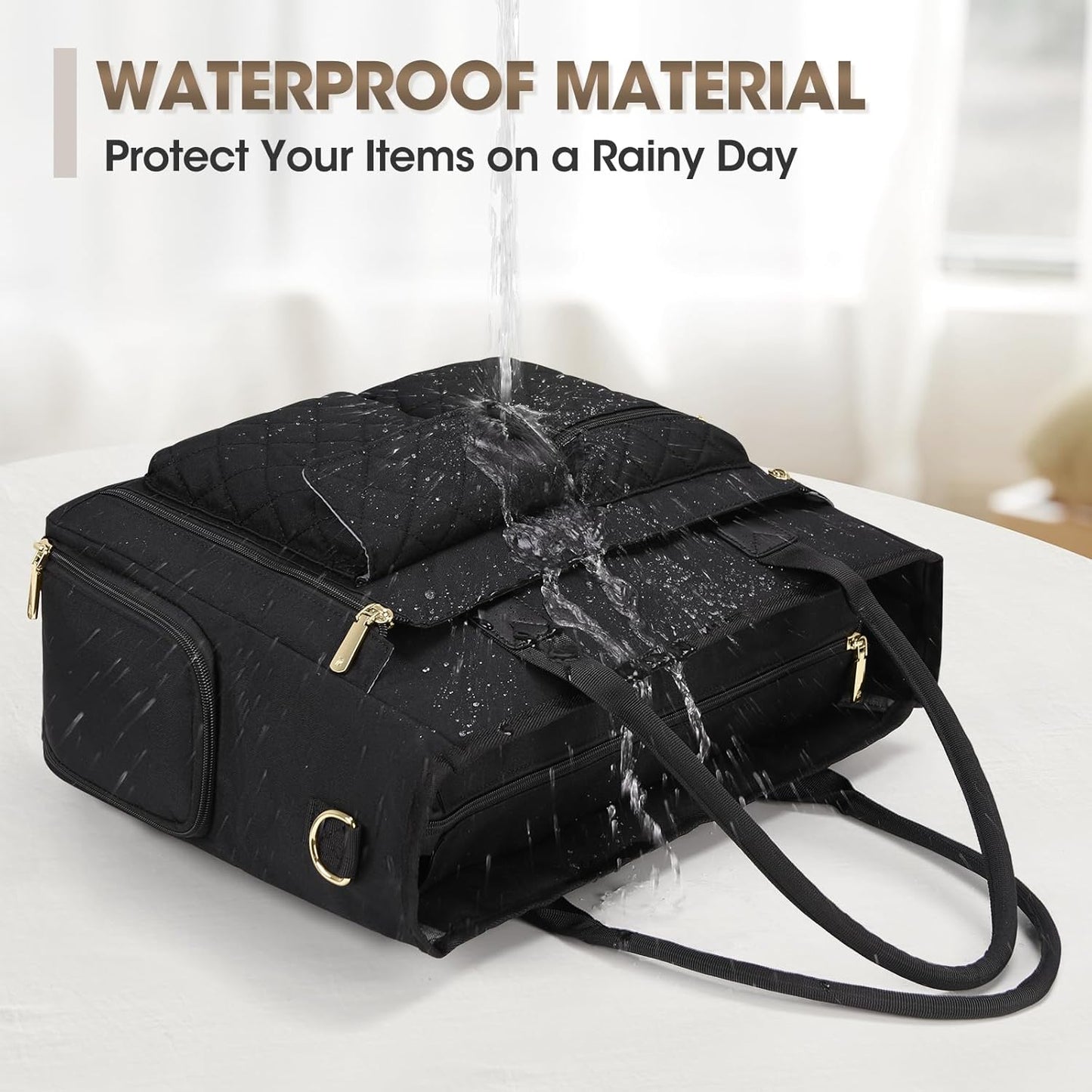 Teacher Tote Bag with Lunch Compartment 15.6 Inch Laptop Bag for Women Large Work Bags Nurse Bag Laptop Briefcase