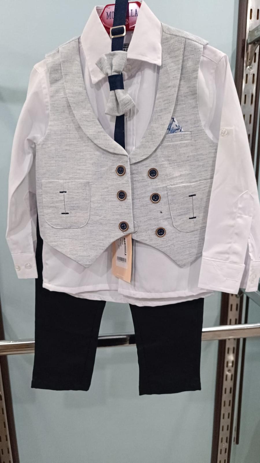 💙 Ensemble "Ciel Élégant" – Charme et Distinction pour Petits Messieurs - EEGT