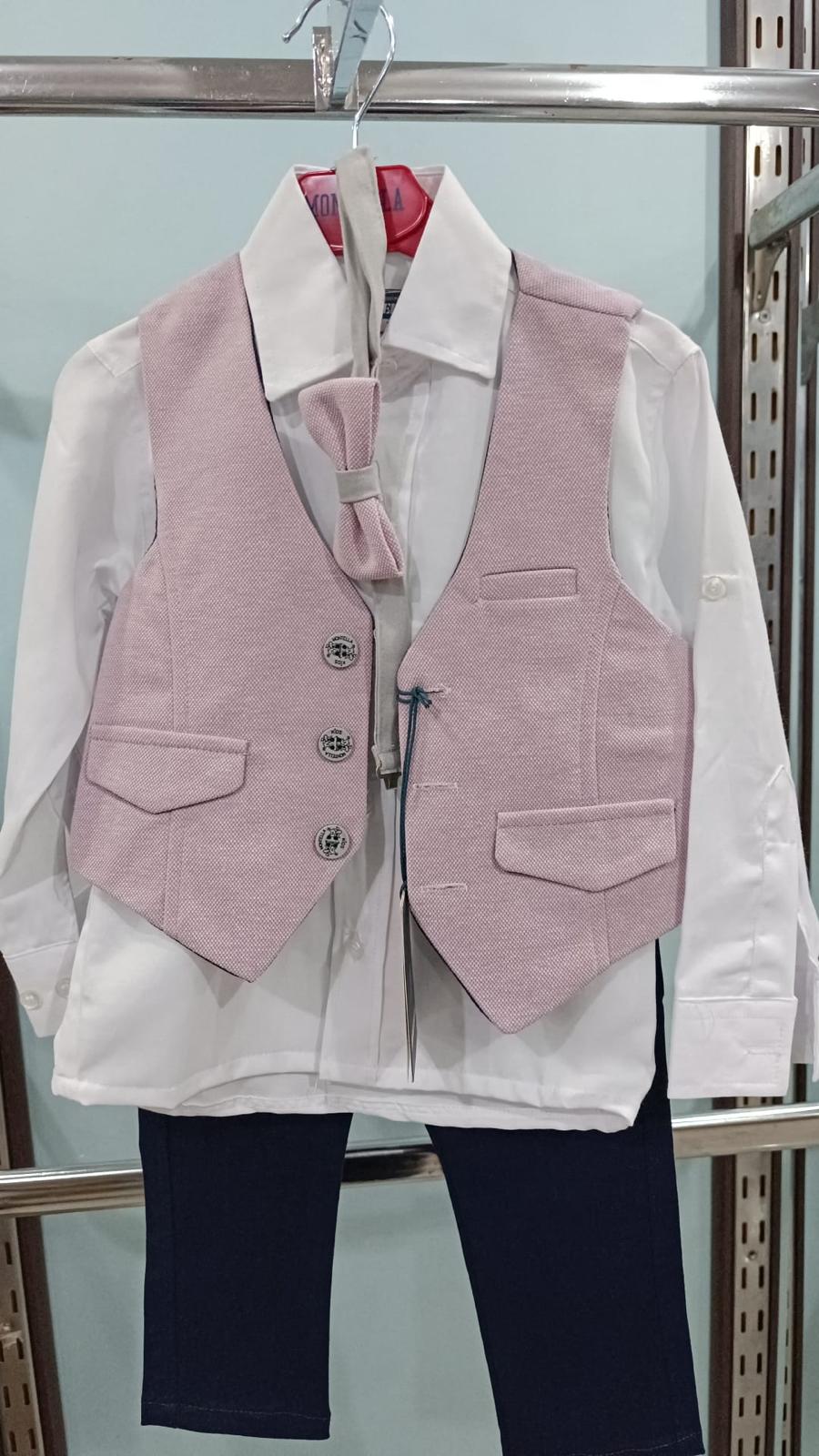 💙 Ensemble "Ciel Élégant" – Charme et Distinction pour Petits Messieurs - EEGT