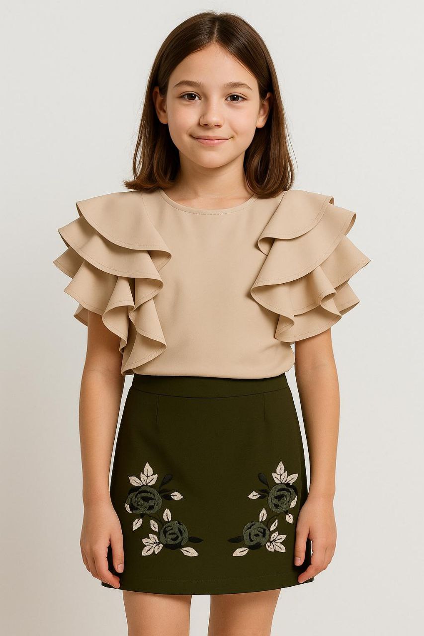 Robe Élégance Florale – Fusion de Raffinement et d’Authenticité - REFT