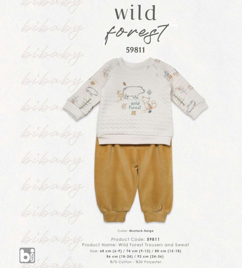 đČđ» Ensemble BĂ©bĂ© "Wild Forest" â bibaby FW '26 â Douceur Nature et Esprit Aventure - EBT