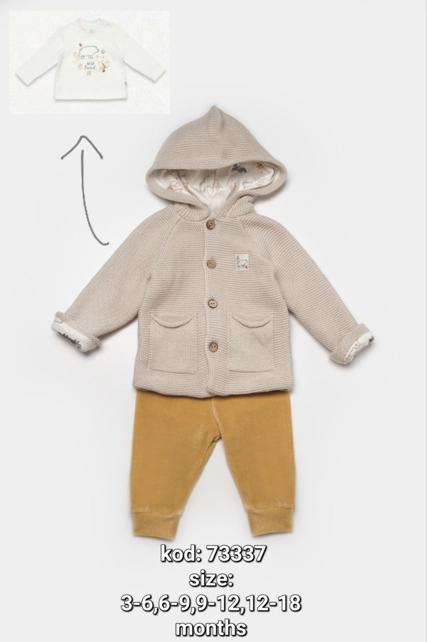 đ»đ¶ Ensemble BĂ©bĂ© "TONGS" â FW '26 â Tricot Douillet et Couleurs Terre - EBT
