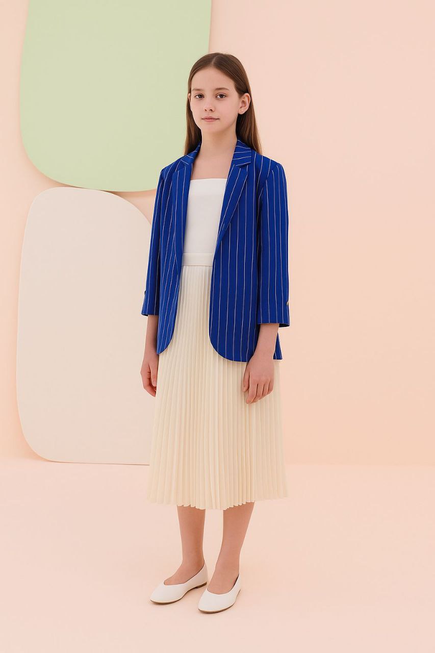 💙 Ensemble Rayures ; Crème – Élégance Structurée et Douceur Moderne - EVFET