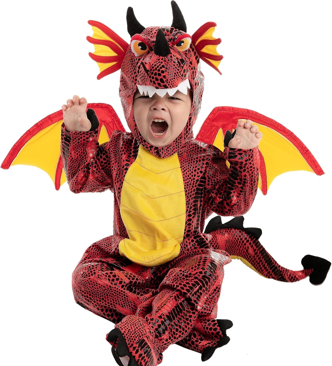 Toddler Dinosaur Costume Kids Dragon Costume with Wings Eggs for Unisex Baby Halloween Dress up Party