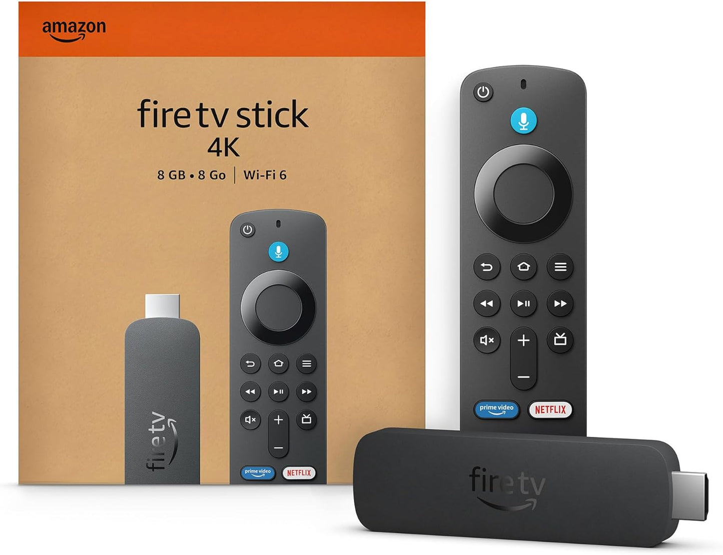 Fire TV Stick 4K (Newest Model), Streaming Device, More than 700,000 Movies and TV Episodes, Supports Wi-Fi 6, Watch Free & Live TV