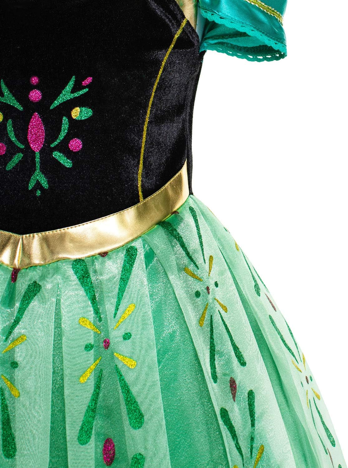 Princess Costumes Birthday Party Fancy Dress up for Little Girls with Accessories
