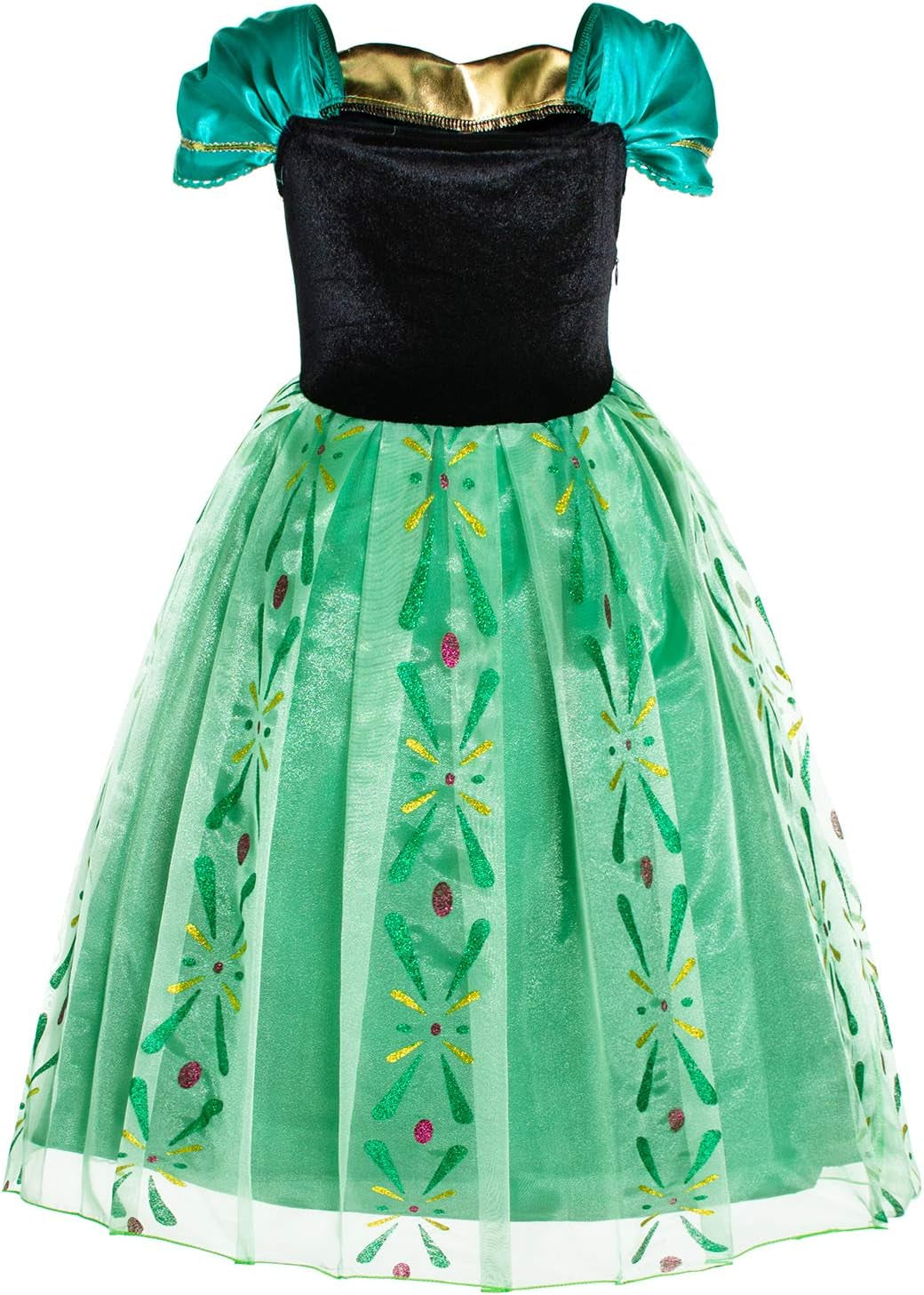 Princess Costumes Birthday Party Fancy Dress up for Little Girls with Accessories