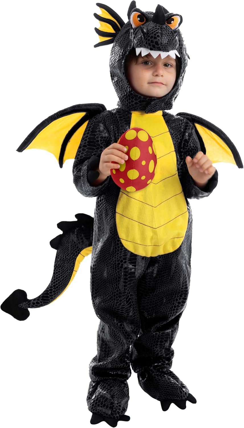 Toddler Dinosaur Costume Kids Dragon Costume with Wings Eggs for Unisex Baby Halloween Dress up Party