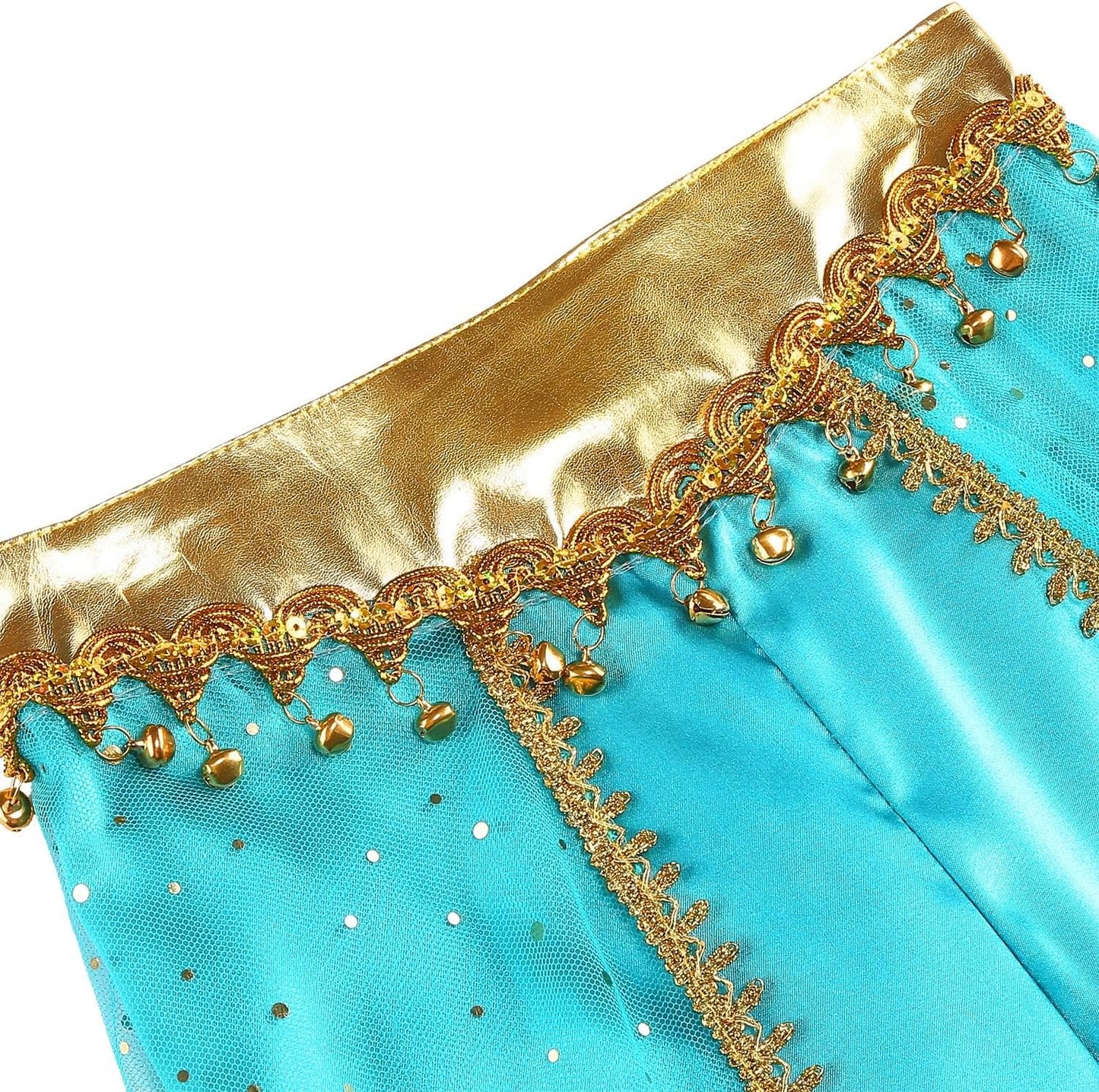 Princess Costume for Girls Kids Arabian Princess Fancy Dress up for Halloween Birthday Cosplay Party Carnival
