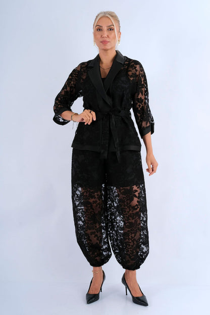 Ensemble Blouse Brodée - vue face