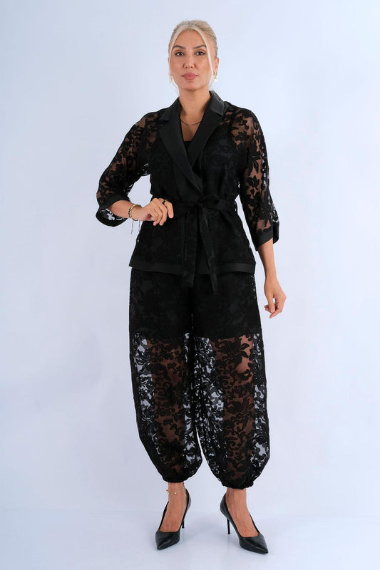 Ensemble Blouse Brodée - vue face