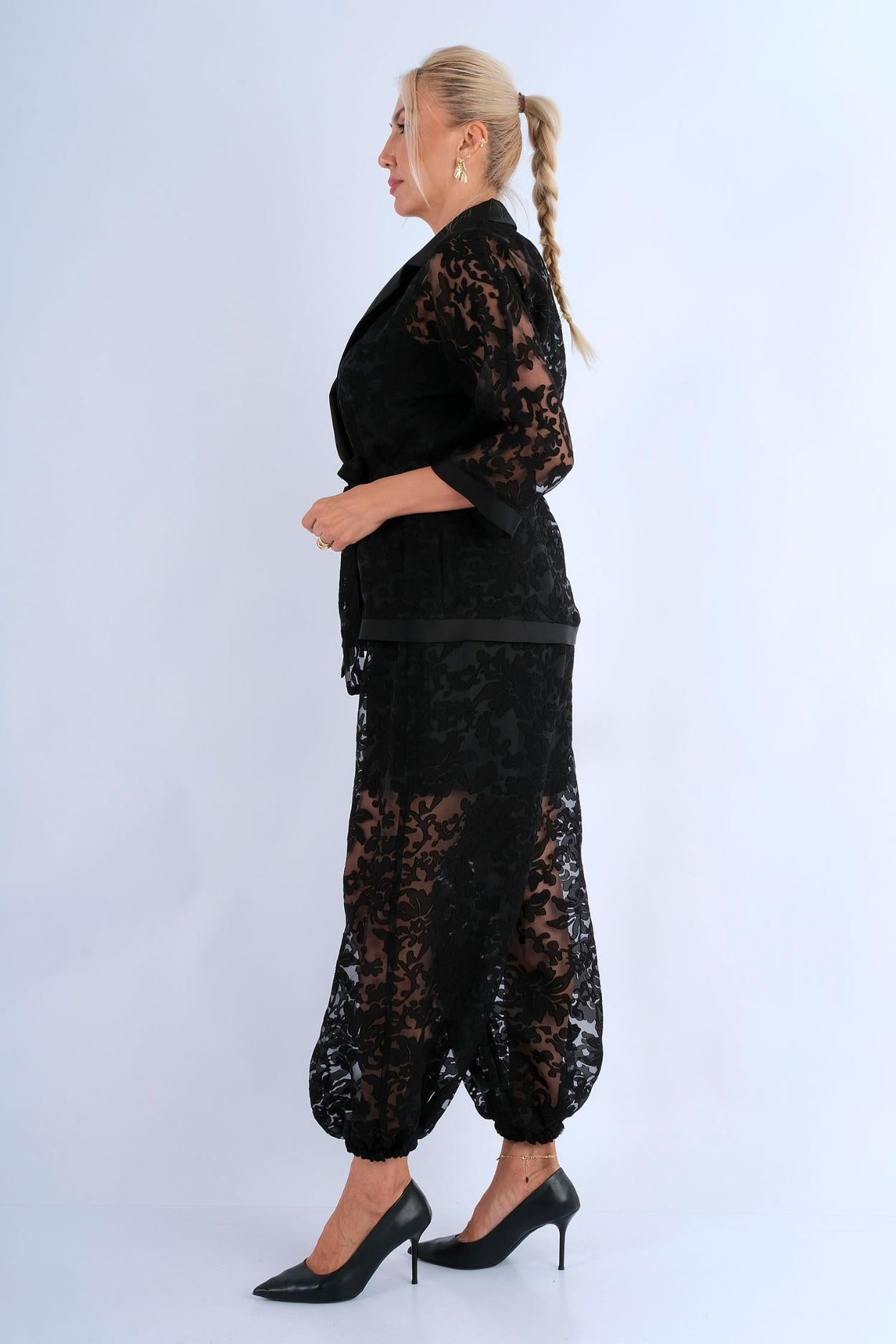 Ensemble Blouse Brodée - vue dos
