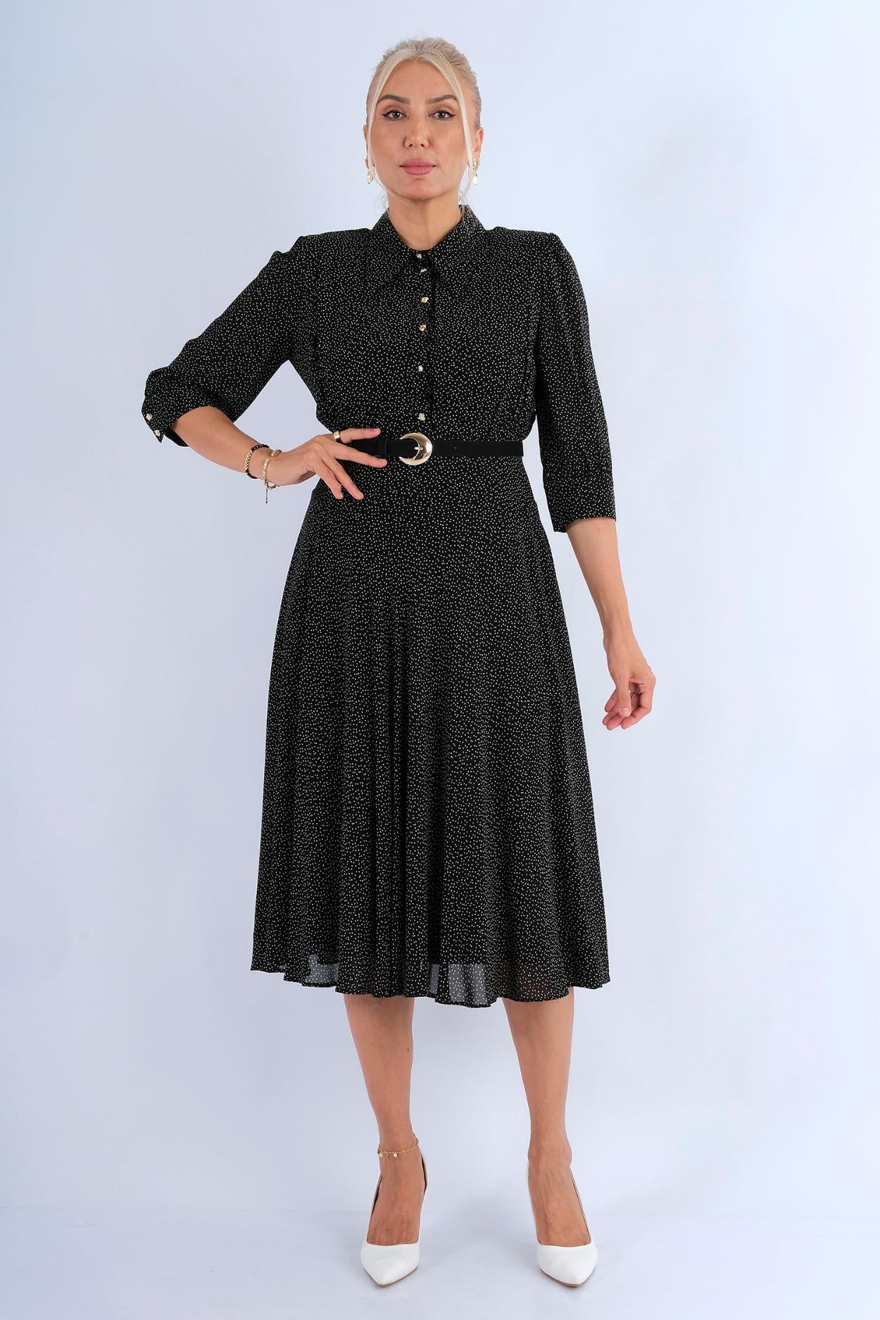 Robe asymétrique empiècement dentelle dos - vue arrière