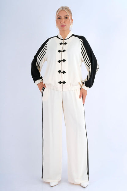 Ensemble Tailleur Bomber Brandebourgs - vue face