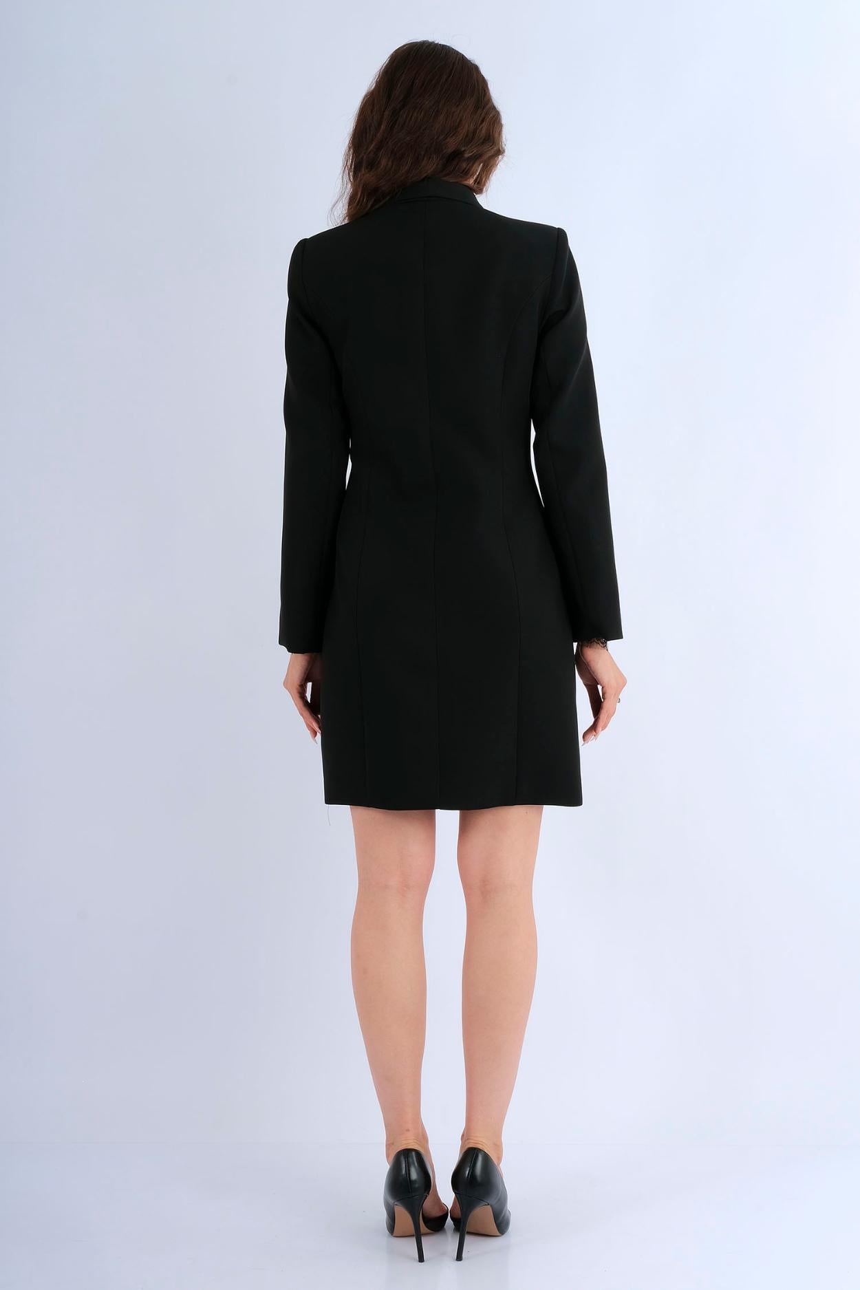 Robe midi évasée sans manches - vue arrière