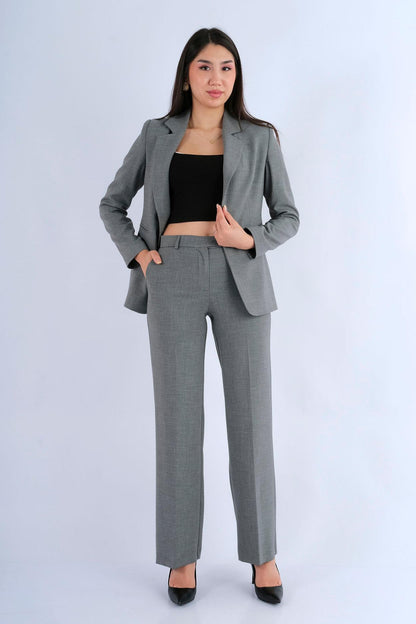 Pantalon Droit Prince de Galles — vue de face