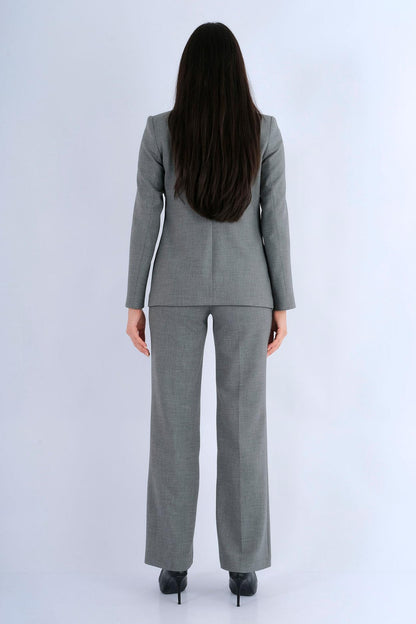 Pantalon Droit Prince de Galles — vue de dos
