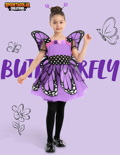 Unique Fantasy Monarch Butterfly Costume for Kids Halloween