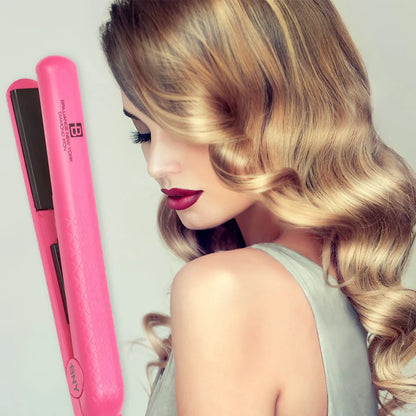 Original Ceramic Iron|Hair Straightener Curler 2 in 1|450° 1.25 Inch