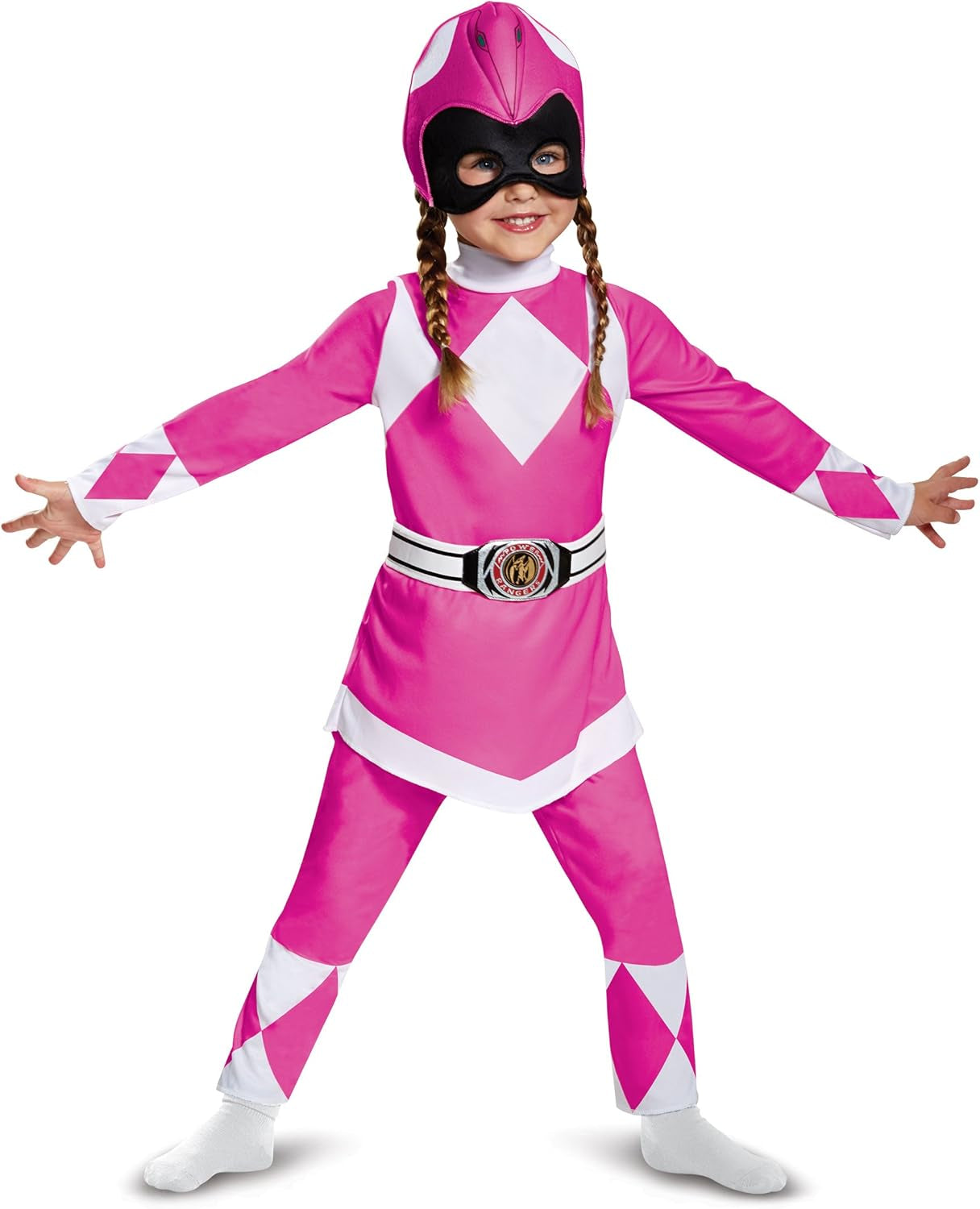 Ranger Toddler Classic Child Costume, Pink, Medium/(3T-4T)