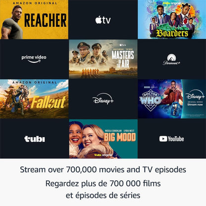 Fire TV Stick 4K (Newest Model), Streaming Device, More than 700,000 Movies and TV Episodes, Supports Wi-Fi 6, Watch Free & Live TV