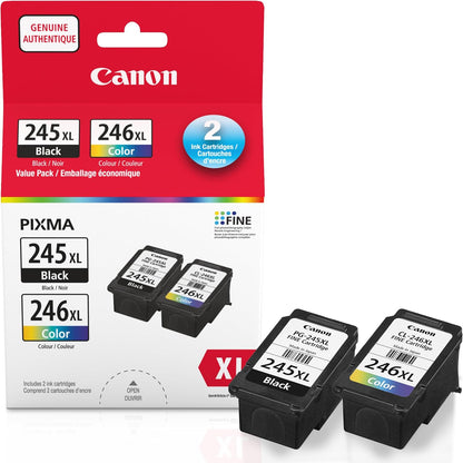 Genuine  PG-245XL HIGH Yield Twin Ink Cartridge Value Pack, Black, 2-Pack