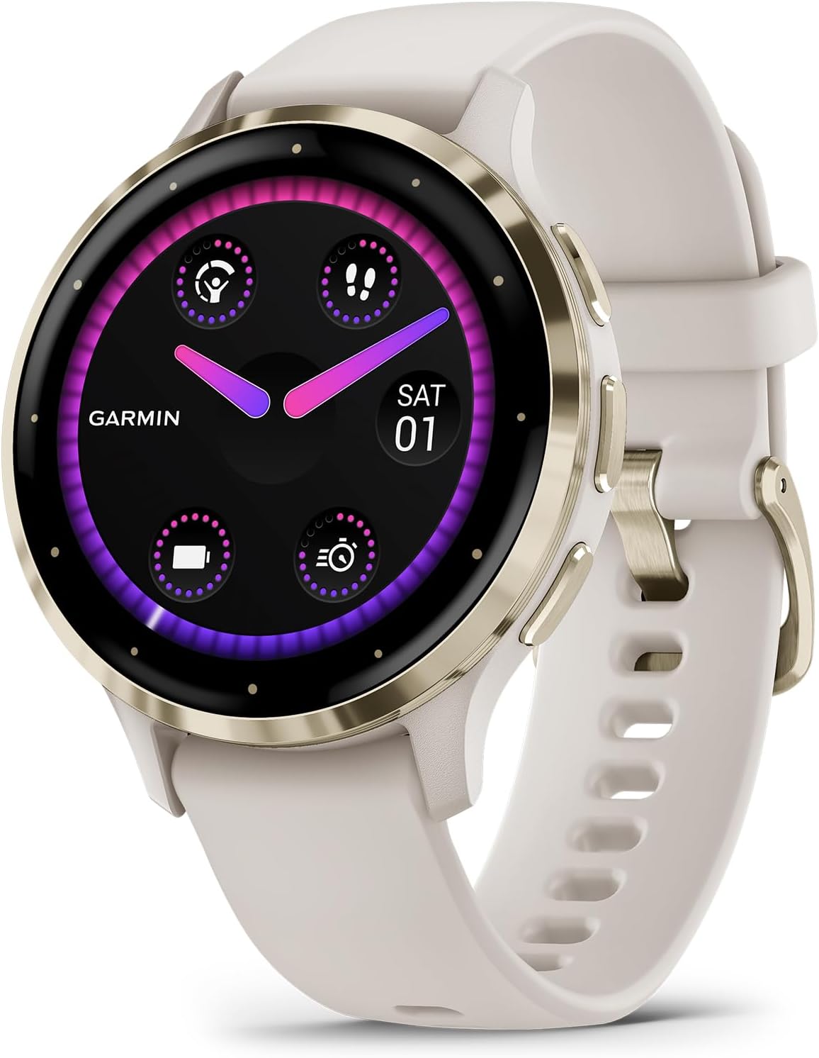 Venu 3S, GPS Smartwatch, AMOLED Display, Advanced Health and Fitness Features, up to 10 Days of Battery, 41 MM , French Gray