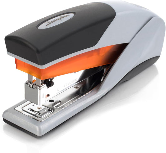 Stapler, Optima 25 Reduced Effort, 50% Easier, Full Strip - 25 Sheets, Black/Charcoal (7471166402)