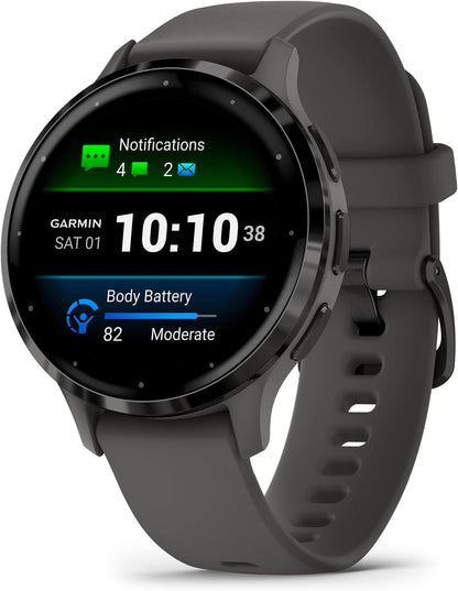 Venu 3S, GPS Smartwatch, AMOLED Display, Advanced Health and Fitness Features, up to 10 Days of Battery, 41 MM , French Gray