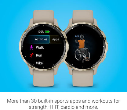 Venu 3S, GPS Smartwatch, AMOLED Display, Advanced Health and Fitness Features, up to 10 Days of Battery, 41 MM , French Gray