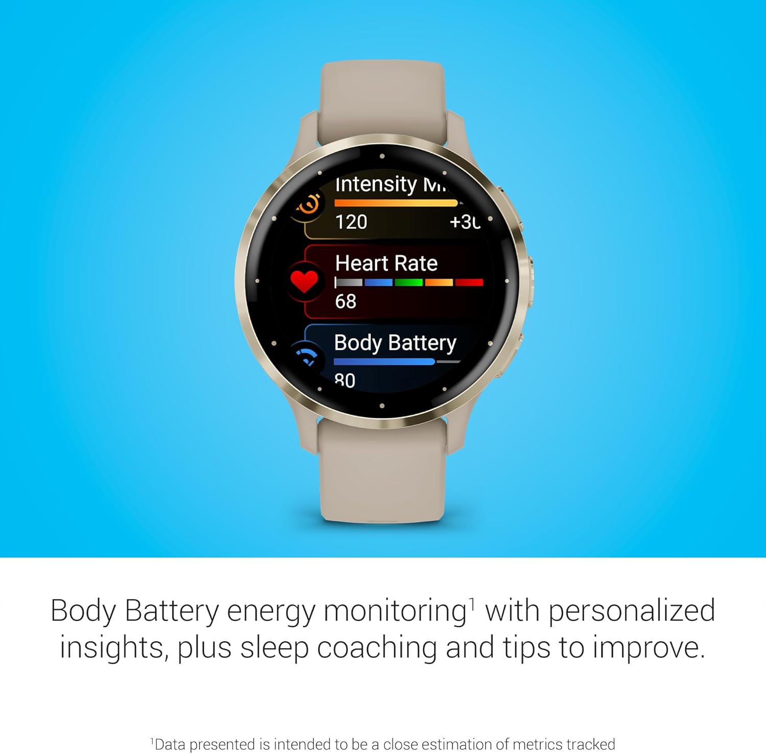 Venu 3S, GPS Smartwatch, AMOLED Display, Advanced Health and Fitness Features, up to 10 Days of Battery, 41 MM , French Gray