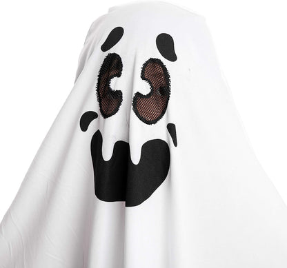 Ghost Boo and Friendly Costume for Child Halloween Spooky Trick-Or-Treating