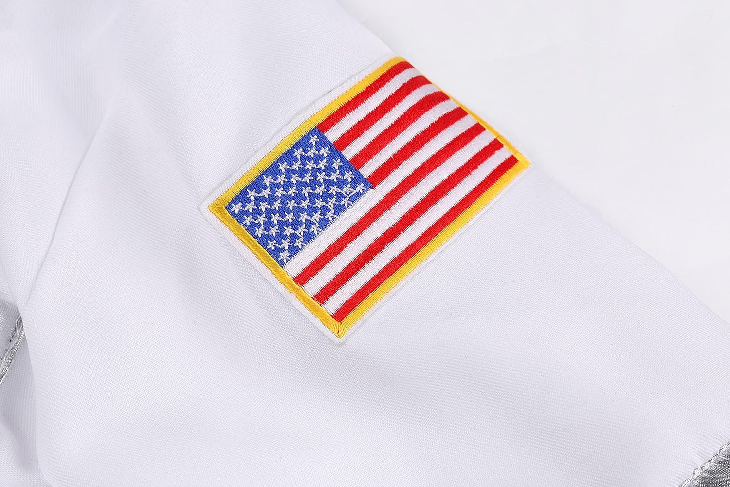 Kids NASA Astronaut Costumes America Spacesuit for Boys Girls Space Jumpsuit Halloween Dress Up