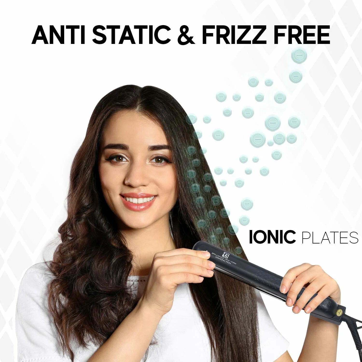 Original Ceramic Iron|Hair Straightener Curler 2 in 1|450° 1.25 Inch