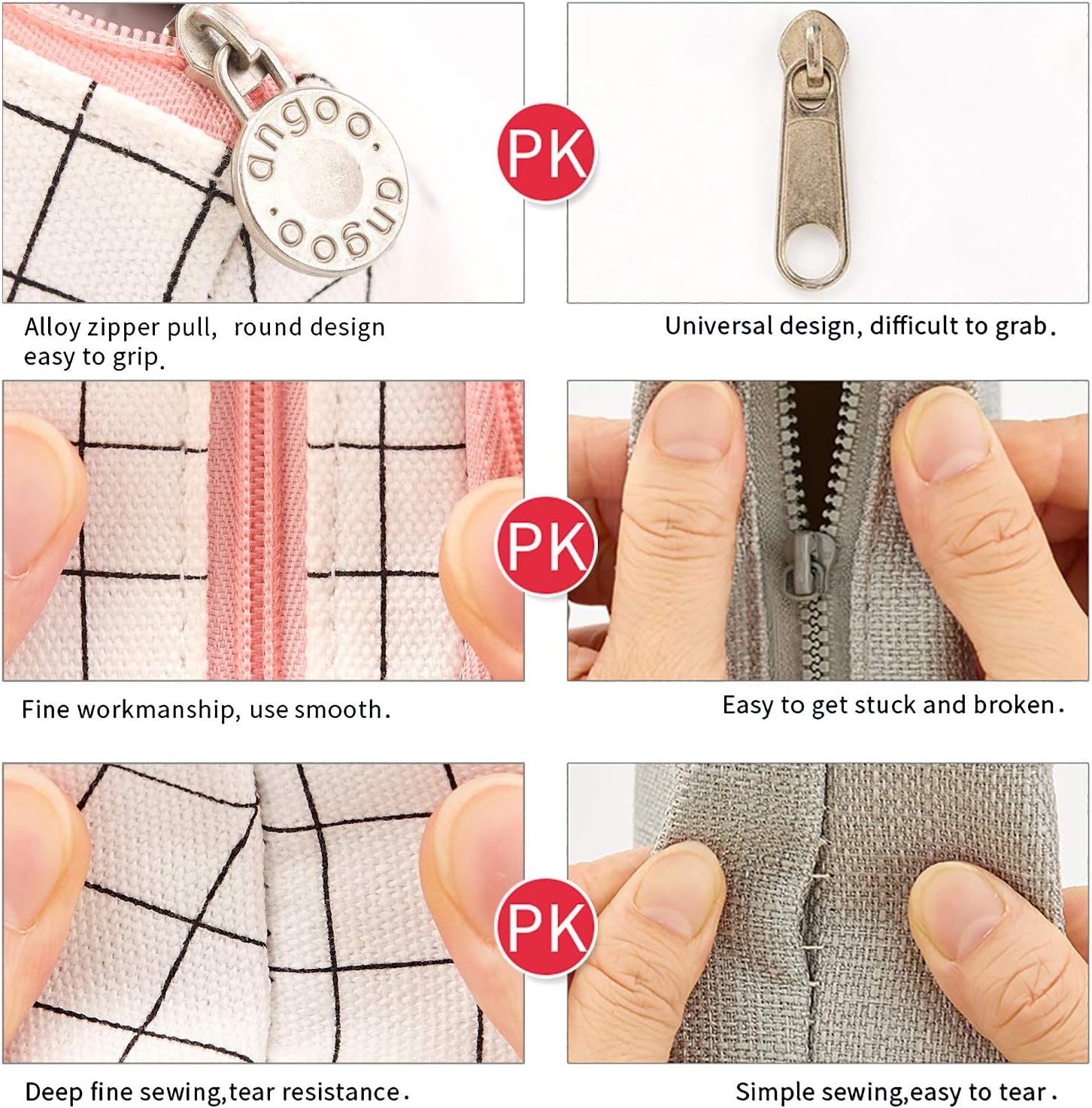 Big Capacity Pencil Case Pouch Pen Case Simple Stationery Bag School College Office Organizer for Teens Girls Adults Student, Plaid White, 8.4 X 4.5 X 1.4 Inches, Simple,Travel