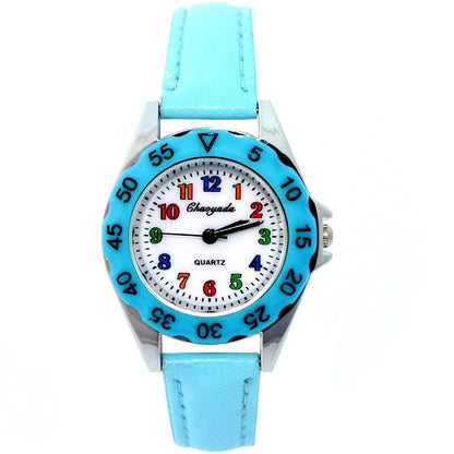 Cute Unicorn Girls Watch for Kids Girls Boy Leather Wristwatch Casual Watches Fashion Children Learn Time Watch Kids Watch